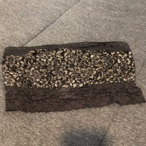 Free People Black&Gold Bralette